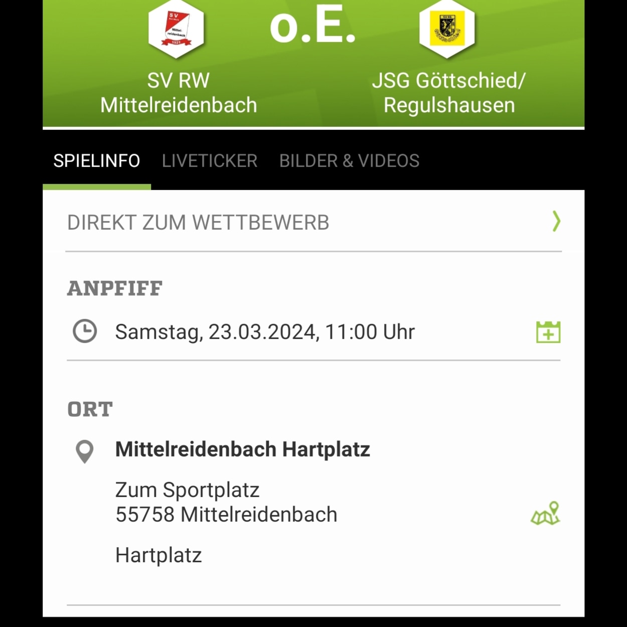 Auswärtspiel F Jugend