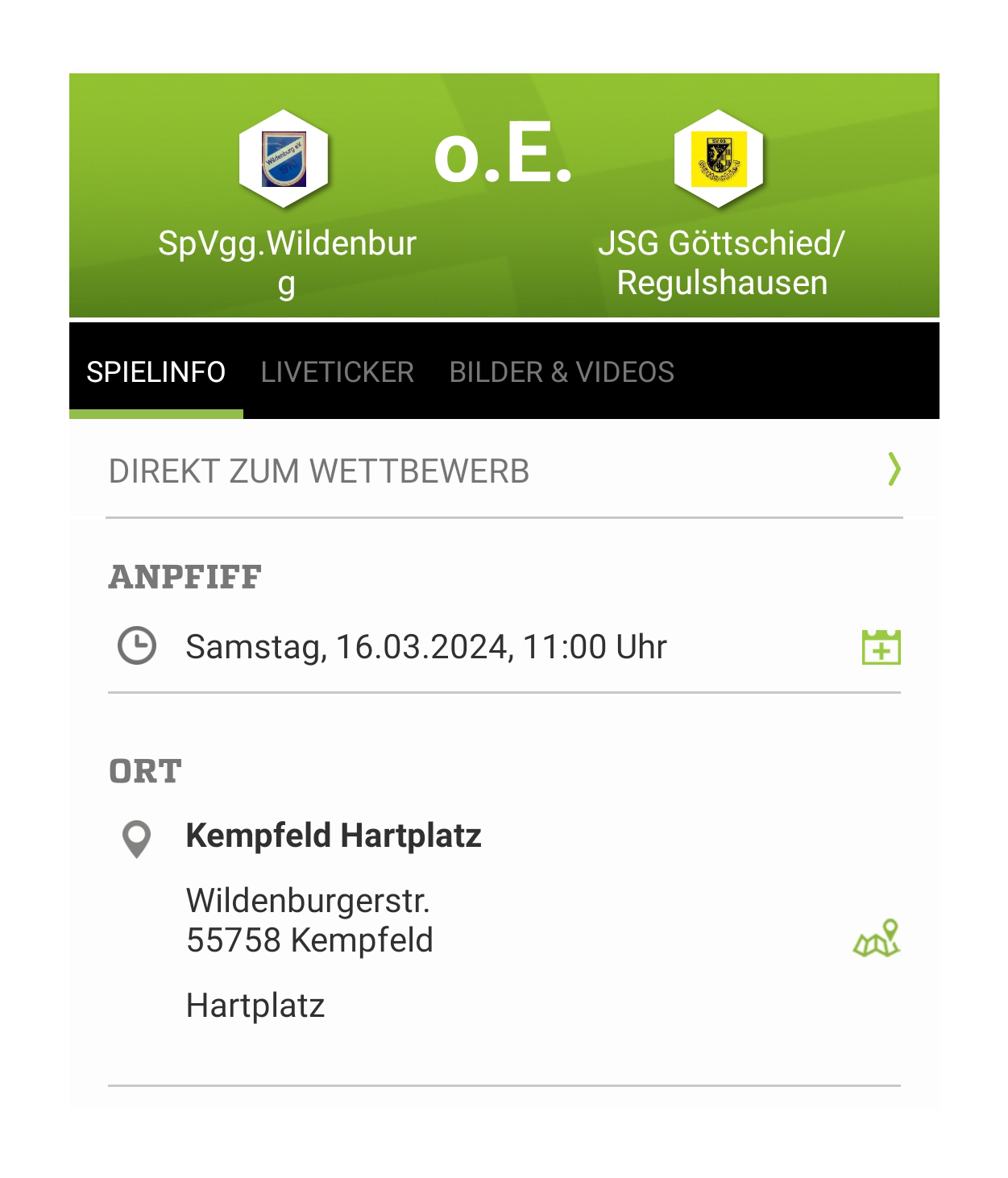 Auswärtsspiel F Jugend