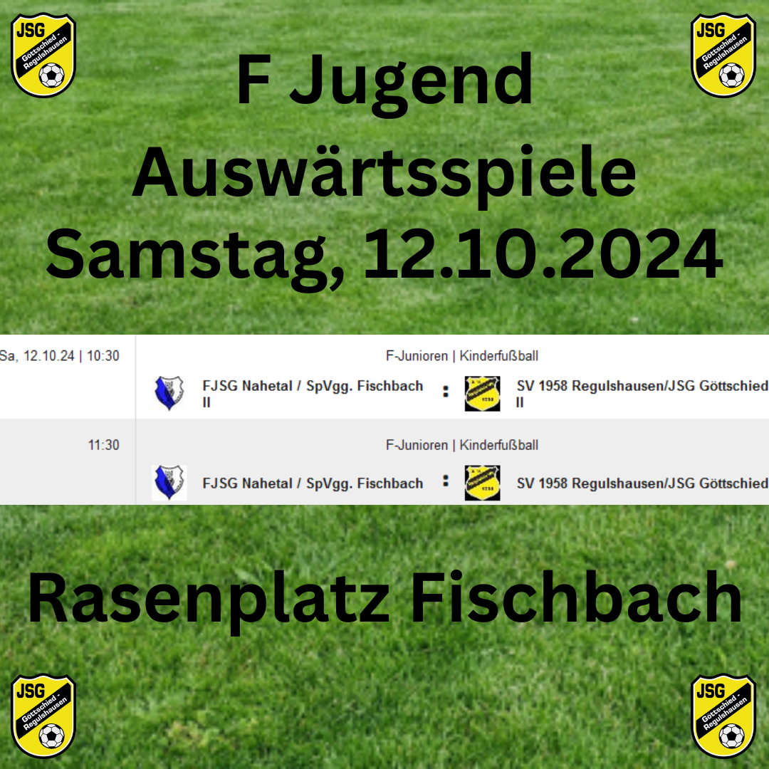 Auswärtsspiel F Jugend